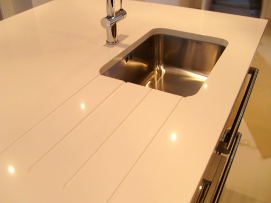 White Granite - Quartz Worktops 